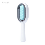 Pet Hair Removal Comb with Wet Wipes – Water-Tank Grooming Brush for Cats & Dogs