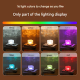 Romantic Water Ripple LED Night Light – Color Projection Lamp | Touch Control