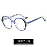 Women’s Oversized Alien Frame Glasses – Anti-Blue Light & UV Protection