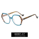 Women’s Oversized Alien Frame Glasses – Anti-Blue Light & UV Protection