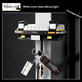 Miata-style Car Headlight Key Holder Hook – Adhesive Hook with LED Light