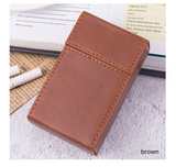 Men’s Leather Generic Case – Durable PU Storage Holder with Flip-Top Design