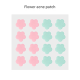 Cute Diamond Acne Patches – Pimple Covers in Heart & Flower Shapes, Skin-Safe