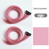 Invisible One-Piece Dyed Wig – Long Straight Realistic Hair Extension for Women - 55cm long