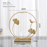 Gold Bird Flower Vase – European-Style Decorative Vase (Artificial Flowers not included)