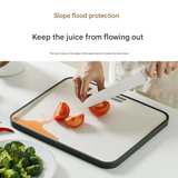 Non-Slip Double-Sided Cutting Board – Antibacterial Plastic Chopping Board
