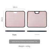 Non-Slip Double-Sided Cutting Board – Antibacterial Plastic Chopping Board