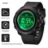 SANDA Outdoor Sports Digital Watch – Waterproof Compass & Smart Features