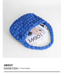 Cloud Pleated Large Nylon Shoulder Bag - Niche Design for Women