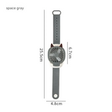 USB Rechargeable Watch Fan – Mini Wearable Fan with Colorful Lights