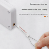 Automatic Punch-Free Door Closer – Silent Pull Rope Design for Sliding & Room Doors