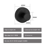 Stainless Steel Suction Cup Wall Hook – Punch-Free Heavy-Duty Bathroom & Kitchen Organizer