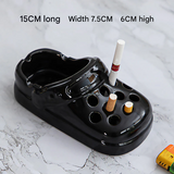 Crocs-Inspired Ceramic Ashtray – Funny Slippers Design for Home Decor