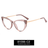 Cat-Eye Blue Light Blocking Glasses for Women – Large Full Frame TR90 Optical Eyewear