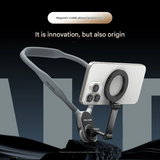 Magnetic Phone Neck Mount – Hands-Free Mobile Holder for POV Filming & Travel