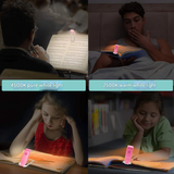USB Rechargeable Book Light – Clip-On Bookmark Lamp, Portable LED Reading Light