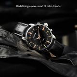 Black Quartz Business Sports Watch