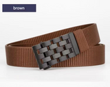Unisex Sports Outdoor Nylon Fabric Belt with Automatic Iron Buckle – Casual