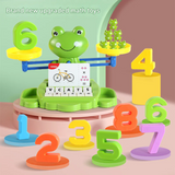 Educational Frog Balance Toy for Toddlers – Early Math Learning Game, DIY Plastic Set