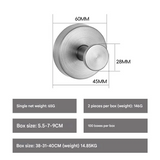 Stainless Steel Suction Cup Wall Hook – Punch-Free Heavy-Duty Bathroom & Kitchen Organizer