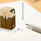 Bald Uncle Eraser – Funny Cartoon PVC Stationery for Students