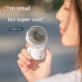 Rechargeable Neck Fan – Ultra-Quiet USB Mini Fan with 3 Speeds