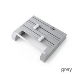 Wall-Mounted Wrap Storage Rack with Cutter – Kitchen Organizer for Plastic Wrap