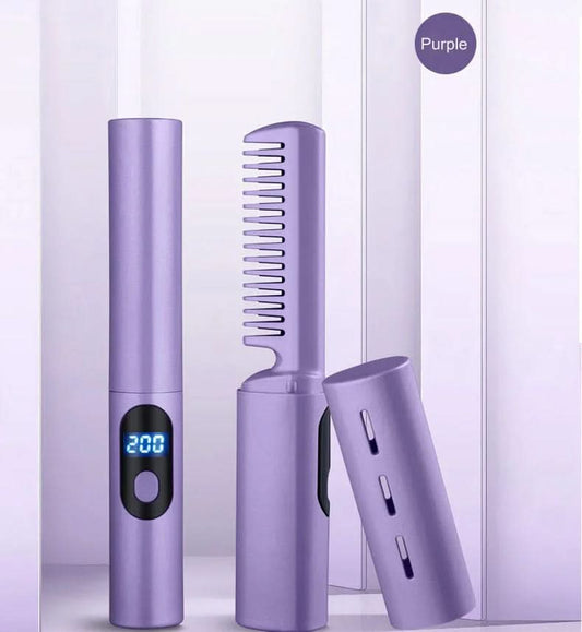 Mini Wireless Hair Straightener - Portable