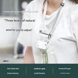 Rechargeable Neck Fan – Ultra-Quiet USB Mini Fan with 3 Speeds