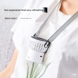 Rechargeable Neck Fan – Ultra-Quiet USB Mini Fan with 3 Speeds