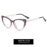 Cat-Eye Blue Light Blocking Glasses for Women – Large Full Frame TR90 Optical Eyewear
