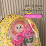 Cartoon Wet-Dry Separation School Bag – Large Capacity, Travel & Fitness Ready