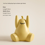 Toto Pear Photo Clip – Ceramic Desk Accessory for Notes & Pictures For Home, Office & Gifts