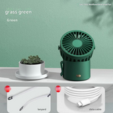 Rechargeable Neck Fan – Ultra-Quiet USB Mini Fan with 3 Speeds