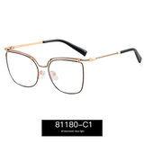Women's Thin Metal Glasses Frame – Minimalist Anti-Blue Light Myopia Eyewear