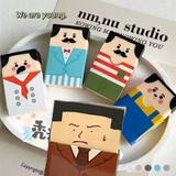 Bald Uncle Eraser – Funny Cartoon PVC Stationery for Students