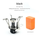 Portable Camping Stove with Electronic Ignition – All-in-One Butane Gas Cooker