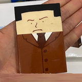 Bald Uncle Eraser – Funny Cartoon PVC Stationery for Students