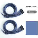 Invisible One-Piece Dyed Wig – Long Straight Realistic Hair Extension for Women - 55cm long