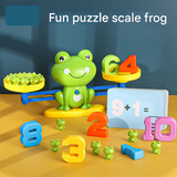 Educational Frog Balance Toy for Toddlers – Early Math Learning Game, DIY Plastic Set