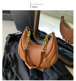 Pressed Shell Armpit Bag – Small Chain Shoulder Bag for Women, Casual Pillow Style