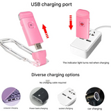 USB Rechargeable Book Light – Clip-On Bookmark Lamp, Portable LED Reading Light