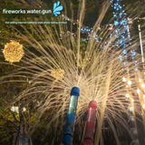 Upgraded Fireworks Water Gun – Handheld Push-Pull Sprinkler Toy for Outdoor Play