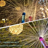 Upgraded Fireworks Water Gun – Handheld Push-Pull Sprinkler Toy for Outdoor Play