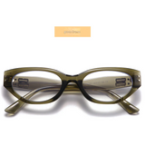 Cat-Eye Anti-Blue Light Glasses – TR90 Butterfly Frames for Small Faces, Myopia-Ready