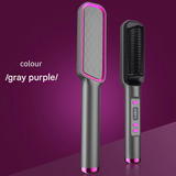 LCD Hair Straightener & Curling Comb