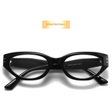 Cat-Eye Anti-Blue Light Glasses – TR90 Butterfly Frames for Small Faces, Myopia-Ready