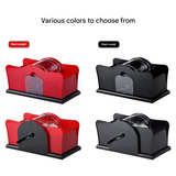 Manual Poker Card Shuffler for 2–6 Decks – Hand-Cranked Plastic Shuffler for Table Games
