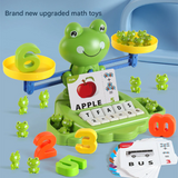 Educational Frog Balance Toy for Toddlers – Early Math Learning Game, DIY Plastic Set