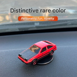 Drift Car Dashboard Ornament – Dynamic Alloy Model with Motion Sensor